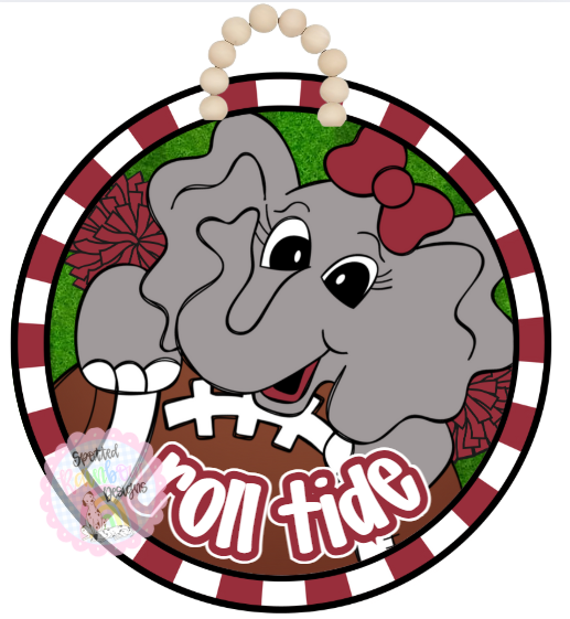 Alabama Football Door Hanger | Game Day Decor